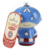 Hallmark itty bittys Captain America Christmas Ornament!