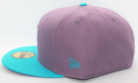 Miami Marlins 2 Tone Color Pack 2021 New Era 59Fifty Fitted Hat Purple Dusk & Ripple Blue