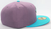 Miami Marlins 2 Tone Color Pack 2021 New Era 59Fifty Fitted Hat Purple Dusk & Ripple Blue