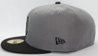 Dallas Mavericks 2 Tone Color Pack 2021 New Era 59Fifty Fitted Hat Storm Gray & Black