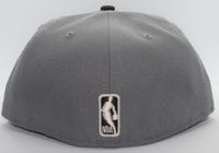Dallas Mavericks 2 Tone Color Pack 2021 New Era 59Fifty Fitted Hat Storm Gray & Black