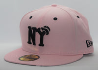 New York Black Yankees Negro Leagues 59Fifty Pink Black Paisley