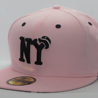 New York Black Yankees Negro Leagues 59Fifty Pink Black Paisley