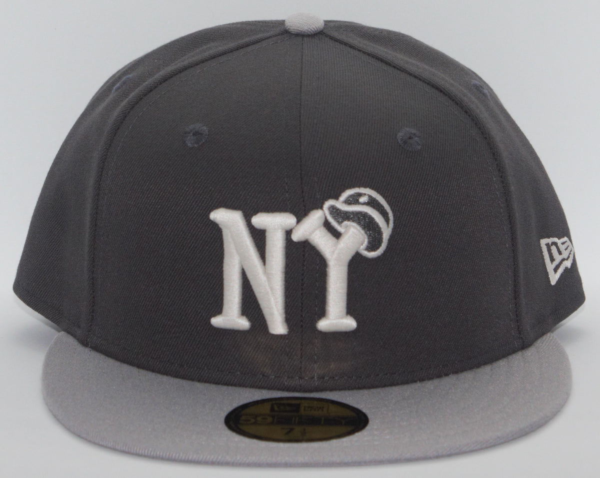 ■New Era■ MLB New York Yankees Basic Ball Cap Dark Graphit New York Black Yankees Negro Leagues 59fifty Graphite Gray