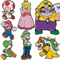 Super Mario Set of 7 Collector Enamel Pins Series 1