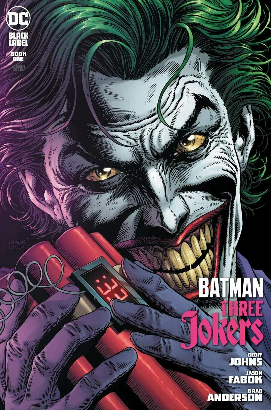 Batman Three Jokers #1 Happy Bomb Premium Variant Cover 1st printing