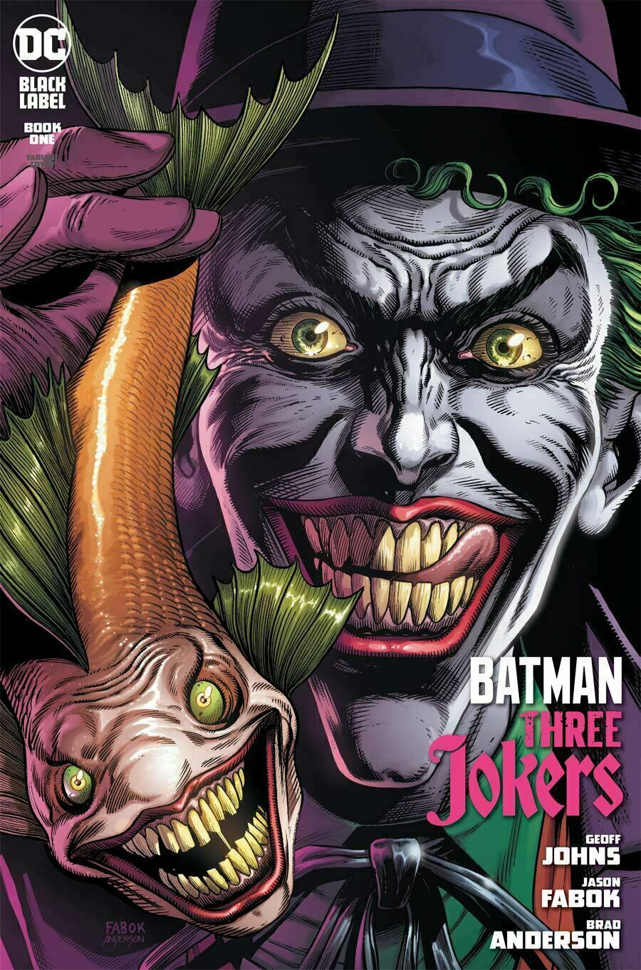 Batman Three Jokers #1 Fish Premium Variant Cover 1st printing
