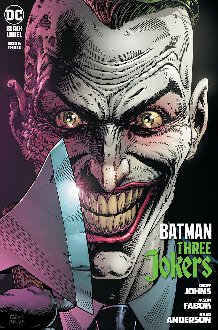 Batman Three Jokers #3 Endgame Mohawk Premium Variant Cover 1st