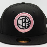 Brooklyn Nets Lifestyle Collection 2021 59FIFTY Paisley Pink Bottom