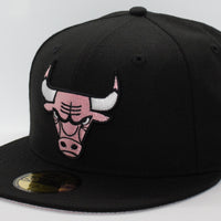 Chicago Bulls Lifestyle Collection 2021 59FIFTY Paisley Pink Bottom
