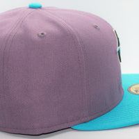 Miami Marlins 2 Tone Color Pack 2021 New Era 59Fifty Fitted Hat Purple Dusk & Ripple Blue