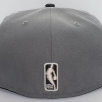 Dallas Mavericks 2 Tone Color Pack 2021 New Era 59Fifty Fitted Hat Storm Gray & Black