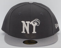 
              New York Black Yankees Negro Leagues 59fifty Graphite Gray Glow in the Dark
            