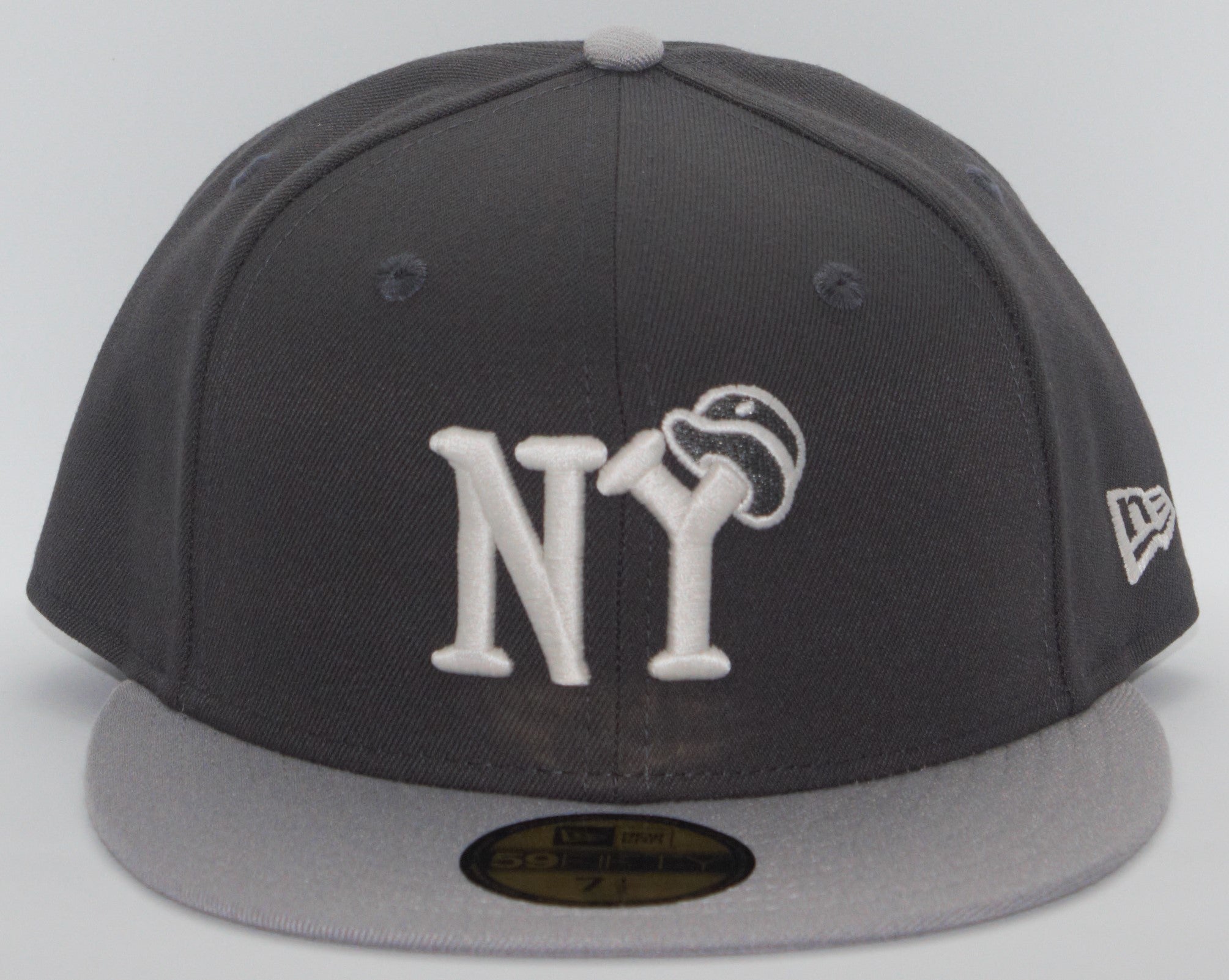 New York Black Yankees Negro Leagues 59fifty Graphite Gray