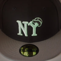New York Black Yankees Negro Leagues 59fifty Graphite Gray Glow in the Dark