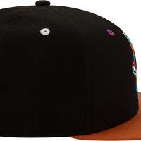 Llamas de Hickory New Era Copa de la Diversion 59FIFTY Fitted Hat - Black/Orange