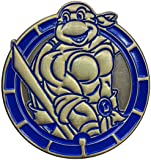 Teenage Mutant Ninja Turtles Leonardo Antique Gold Emblem Pin